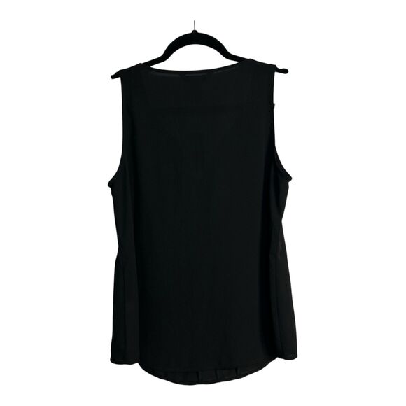 WHITE HOUSE BLACK MARKET Sleeveless Flounce Ruffled Blouse Top WHBM Size 4 NWT - Picture 2 of 14